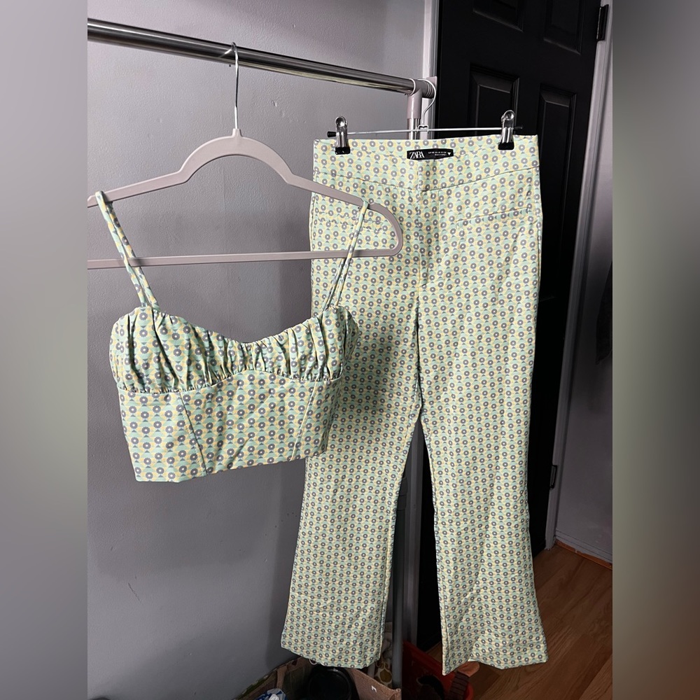 ZARA Women Mini Flare Set